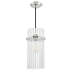 Kryształowa lampa wisząca Eltham ELT0138-EH Dar Lighting kryształ srebrna