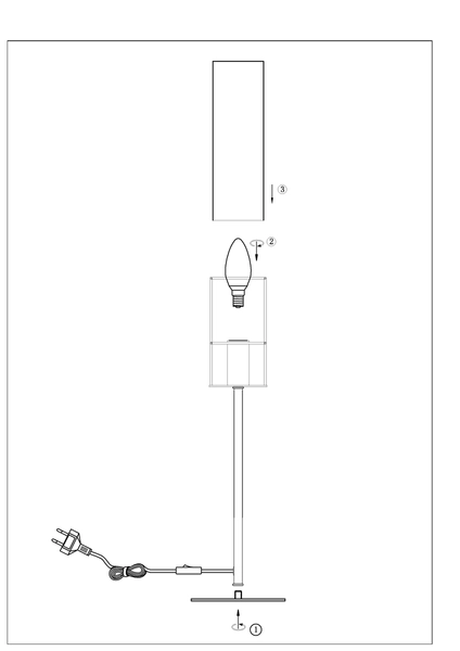 Lampa na stół Torcia 108559 Markslojd szklany abażur przydymiony
