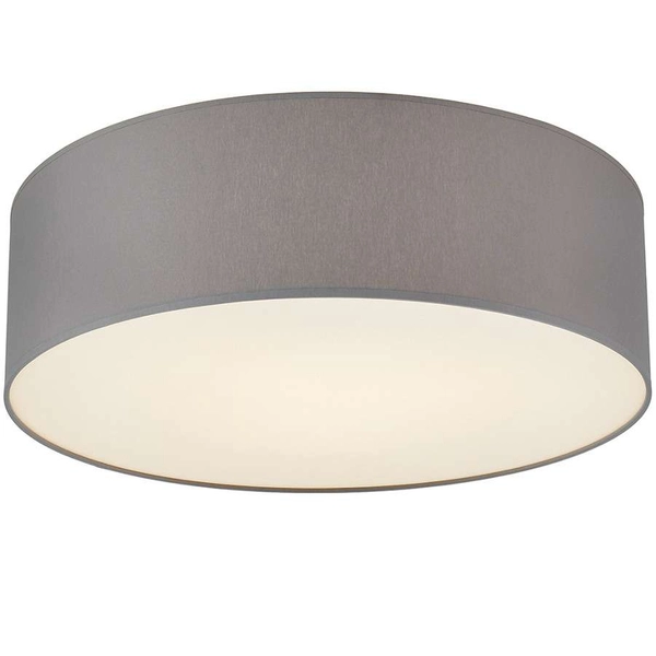 Plafon LAMPA sufitowa SPACE L 30657608 Kaspa abażurowa OPRAWA ścienna KINKIET okrągły szary