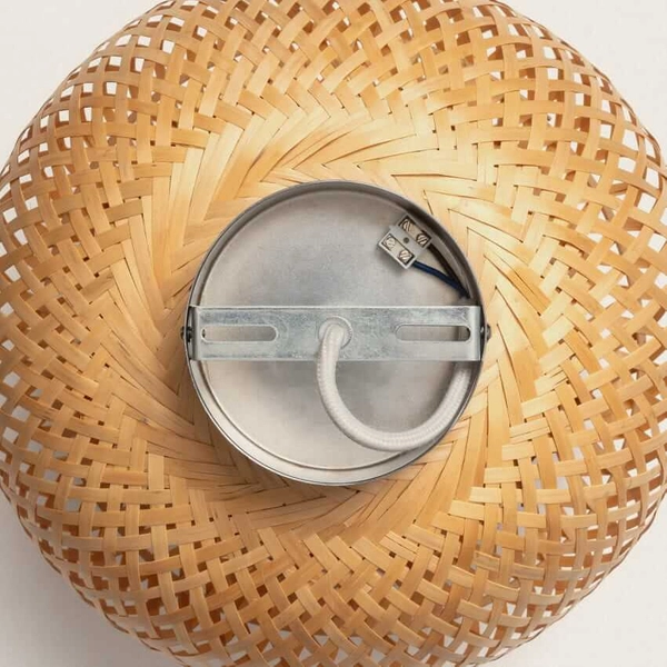 Natynkowa lampa bambusowa Boho ABR-PL-BH-MINI-E27 Abruzzo sufit naturalny