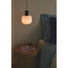 Szklana lampa wisząca Milford 2412613003 nad stół czarny