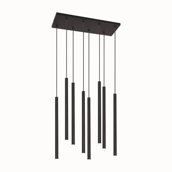 Wisząca lampa nowoczesna Gelato K-4863 Kaja czarne tuby metalowe