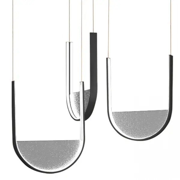 Loftowa lampa wisząca 23168 LED 54W 3000-4000K do salonu czarny
