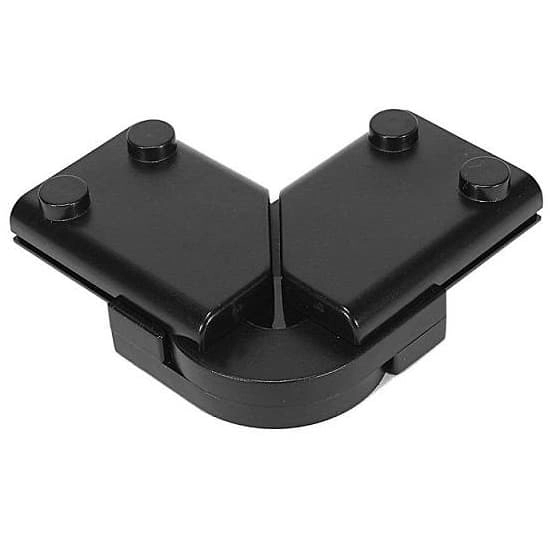 Kątowy łącznik szynowy magnetyczny 983 Domeno Led metalowy czarny