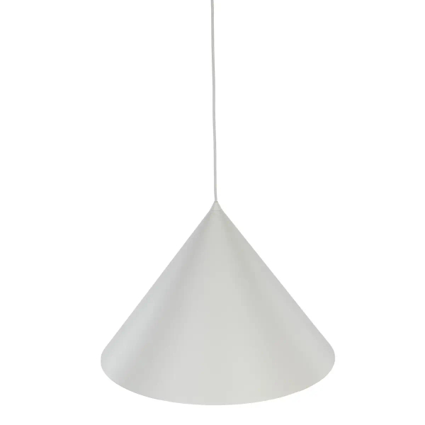 Metalowa lampa zwis CONO 10061 stożkowa nad stół beżowy