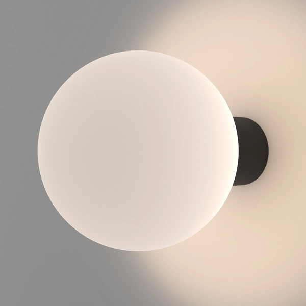 Kulisty kinkiet elewacyjny Bold O598WL-01B1 Maytoni do ogrodu IP54 czarny