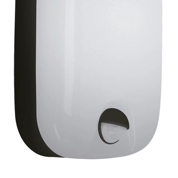 Kinkiet ABEL 4355 LED 15W 3000-6500K IP54 z czujnikiem ruchu czarny biały