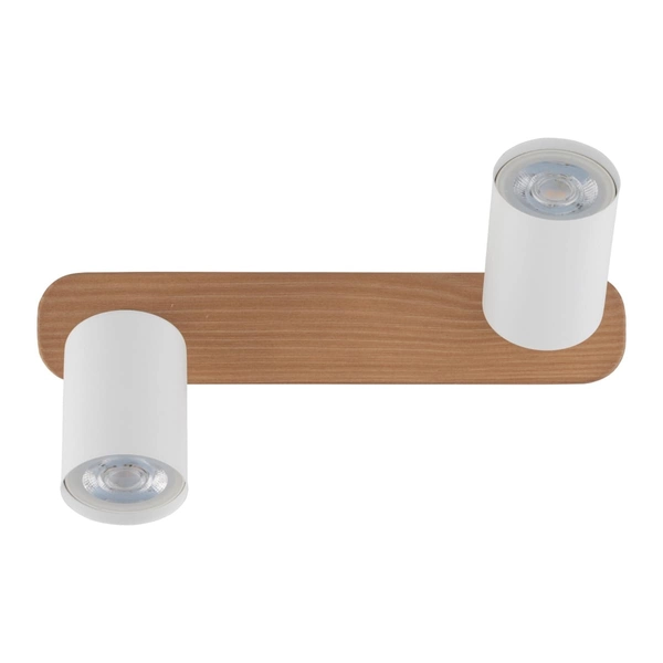 Drewniana lampa sufitowa Top Wood 3295 TK Lighting reflektorowa biała