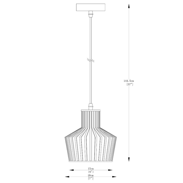 Wisząca lampa do kuchni Dolia A8079-GLD Zumaline nad stół druciana złota