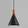 Metalowa lampa wisząca Nori 2120803003 do jadalni czarny brązowy