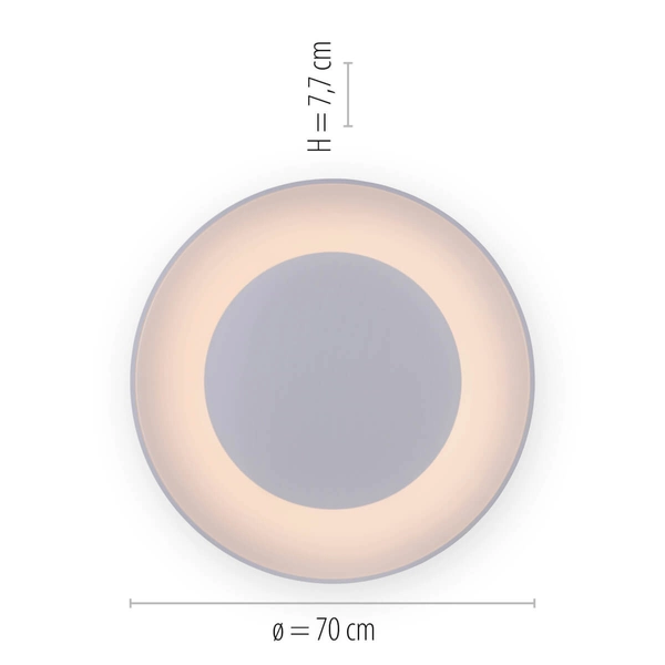 Okrągła lampa sufitowa Anika 14327-16 Just Light LED 60W 2700-5000K biały