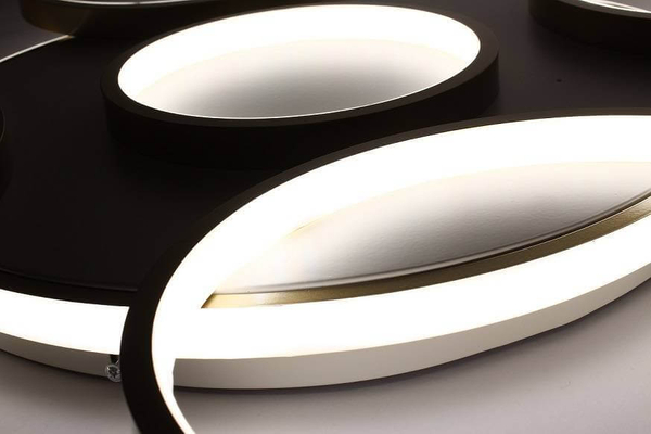 Okrągła lampa sufitowa 444 Domeno LED 120W 3000K-6000K złota