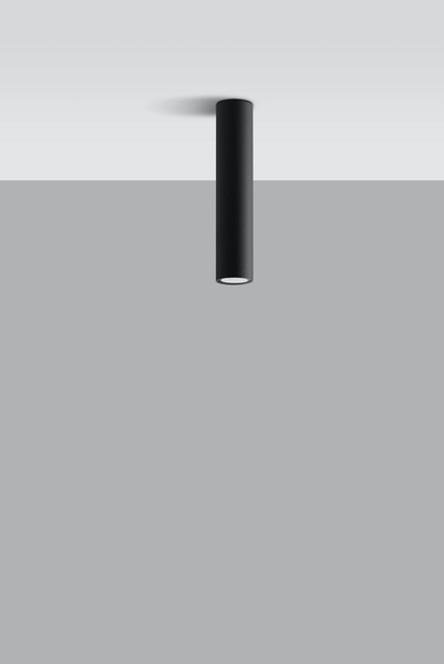 LAMPA sufitowa SL.0436 metalowa OPRAWA tuba downlight czarna