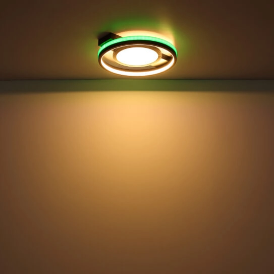 Plafon okrągły Gisell 41393-40 LED 40W 3000-6500K ściemniacz czarny