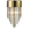 Kryształowy kinkiet ścienny Draco ST-88003W-S gold glamour złoty połysk