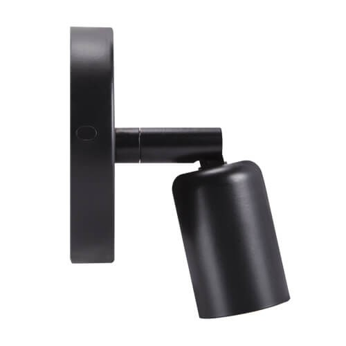 Regulowana LAMPA ścienna UNO 03813 Ideus metalowa OPRAWA kinkiet reflektorek czarny