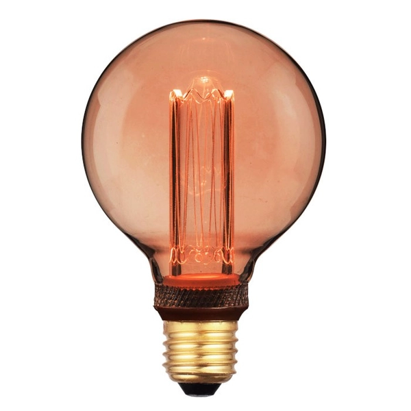 Żarówka kulka dekoracyjna DecoVintage 317711 Polux G80 LED E27 bańka 4W 200lm 230V biała ciepła