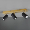 Potrójna lampa sufitowa VANTOS DL380802400 Trio reflektorki czarna złota