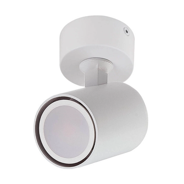 Spot LAMPA sufitowa SNOW LP-731/1W WH Light Prestige regulowana OPRAWA reflektorek metalowa tuba biała