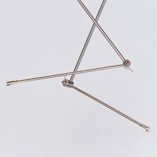 Stelaż do wiszącej lampy z regulacją Adam AZ1842 na wysięgniku srebrny