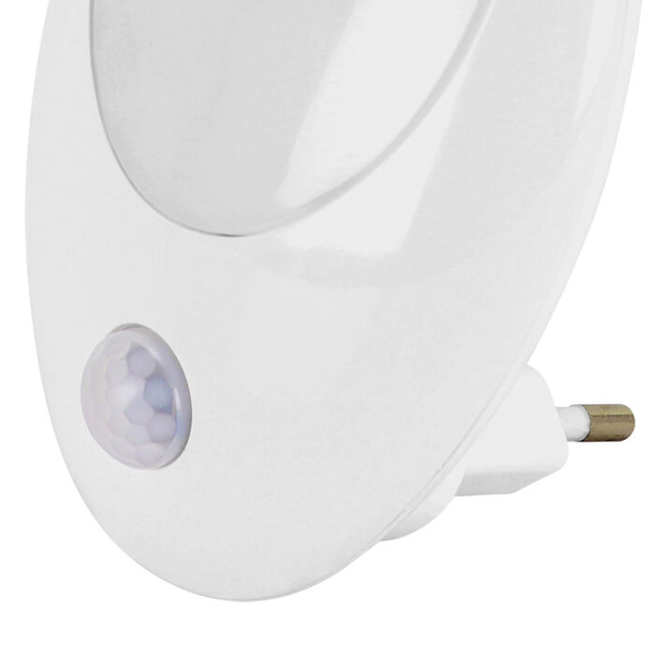 Lampa wtykana LULEK 04507 LED 1W 4000K z czujnikiem biała