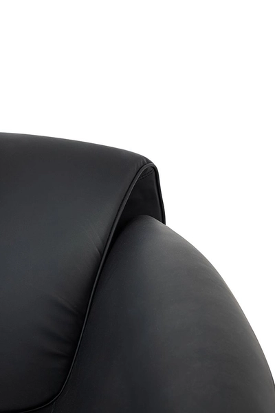 Wygodny fotel FLESSI MSE011000326.E43 do salonu czarny