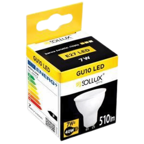 Żarówka LED GU-10 SL.0972 3000K biała ciepła MR50 7W 510lm