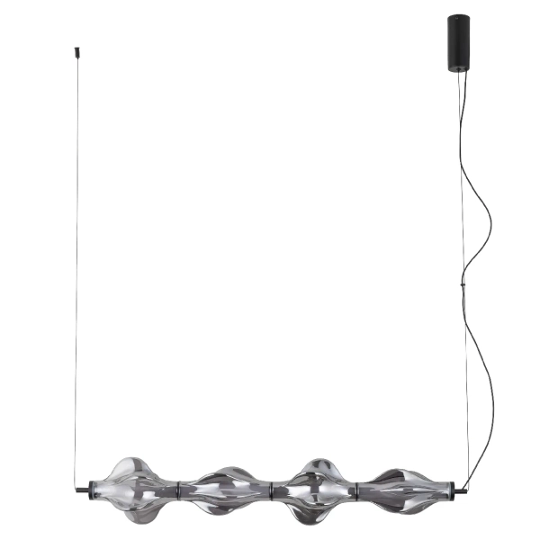 Ledowa podłużna lampa wisząca Elva 18217 LED 30W 3000K grafitowy