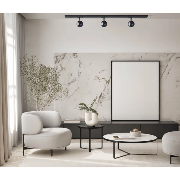 Zestaw reflektorki i szynoprzewód Marvi 920321-3-BL-SET Italux czarny