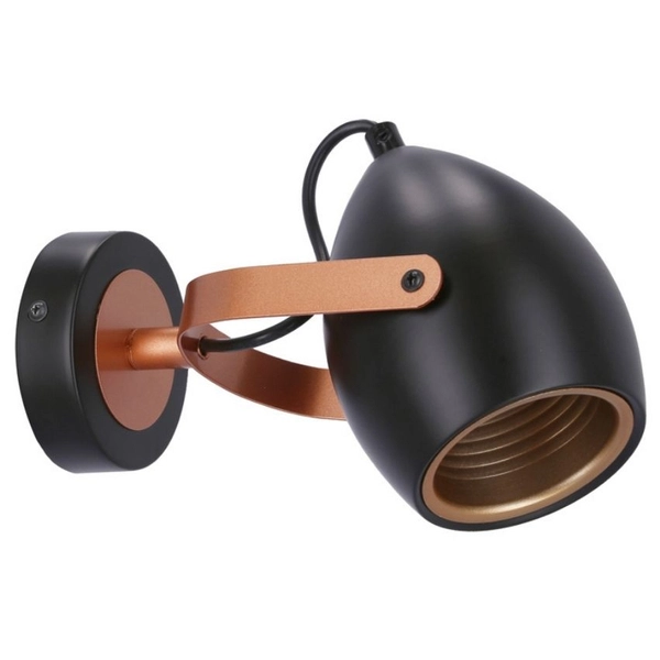 Kinkiet ścienny Anica 91-81391 Candellux z regulacją czarny miedziany