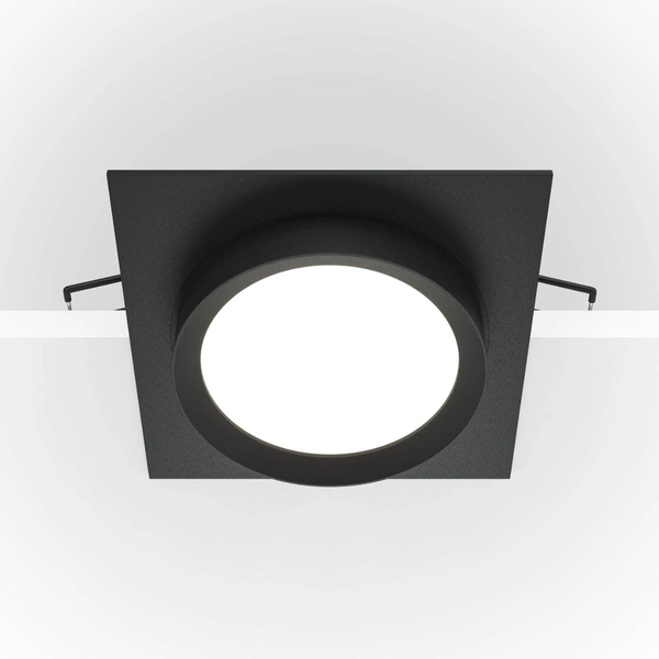 Oprawa wpuszczana sufitowa Hoop DL086-GX53-SQ-B czarna