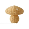 Stołowa lampka boho Allie 2412765060 ratanowa beżowy