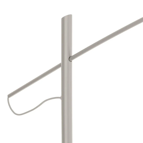 Podłogowa lampa POISE 11686 tkaninowa stożek beżowa