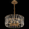 LAMPA wisząca PUNTES MOD043PL-04G Maytoni szklana OPRAWA okrągły ZWIS glamour złoty