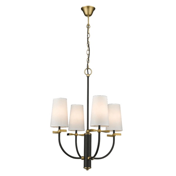 Lampa wisząca z kloszami Bow P04183BK Cosmolight czarna biała