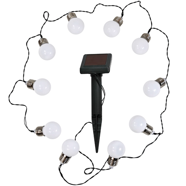 Świetlna ozdoba czujnik zmierzchu 10 LED 3,8m barwa ciepła