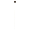 Minimalistyczna lampa wisząca Laser 10444 Nowodvorski metalowa tuba brązowa