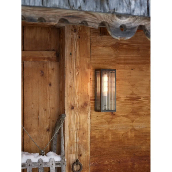 Elewacyjna lampa ogrodowa Keegan KEE5263 prostokątna IP44 czarny