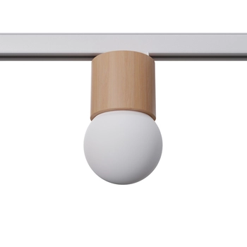 Drewniana lampa sufitowa trzyfazowa BOOMO MYL.00247 brązowy