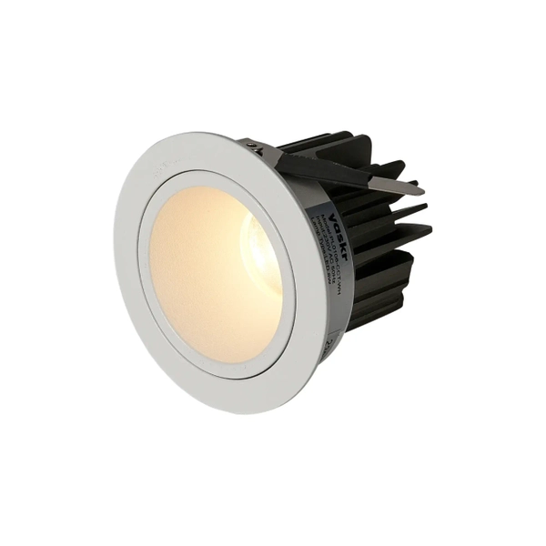 Metalowy wpust sufitowy Pik RL0106-CCT-WH LED 8W 3000-4000K IP54 biały