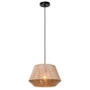 Wisząca lampa z abażurem Jessica 10421/30/36 Lucide bawełniana szara czarna