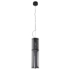 Lampa wisząca tuba Aeris LP-2137/2P SM LED 25W CCT czarna przydymiona