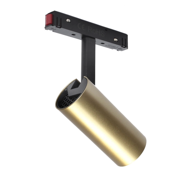 Reflektor do szynoprzewodów 1077 Domeno LED 7W 4000K spot regulowany złoty