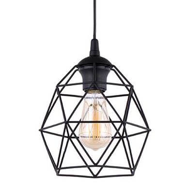 Wisząca lampa loft Galaxy 3190 TK Lighting druciana klatka czarna