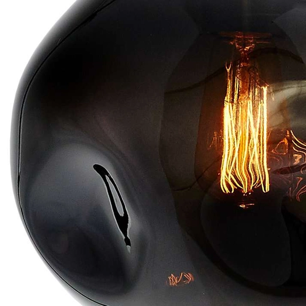 LAMPA wisząca AVIA S 10421108 Kaspa szklana OPRAWA zwis grafitowy