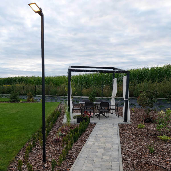 Ogrodowa lampa latarnia Pathway 10283 Nowodvorski LED 60W 3000K IP65 czarny