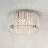 Okrągła lampa sufitowa crystals Hanna 78698 glamour chrom przezroczysty