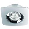 Oczko LAMPA sufitowa Bello Orlicki Design metalowa OPRAWA regulowana wpust kwadratowy chrom