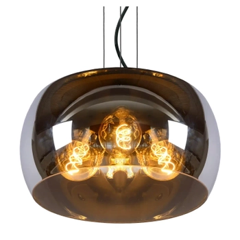 Loftowa lampa wisząca OLIVIA 45401/40/65 Lucide przydymiony czarny