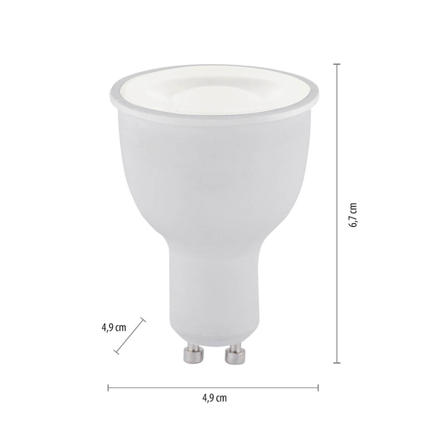 Reflektorowa żarówka 08246-1 Just Light GU10 6W 2700-5000K 350lm biały